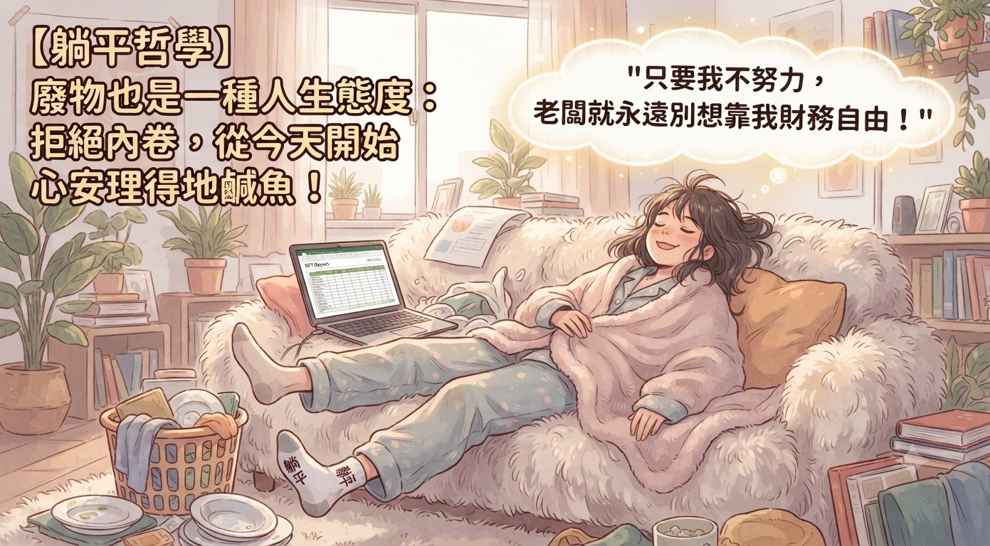 【躺平哲學】廢物也是一種人生態度：拒絕內卷，從今天開始心安理得地當一條快樂鹹魚