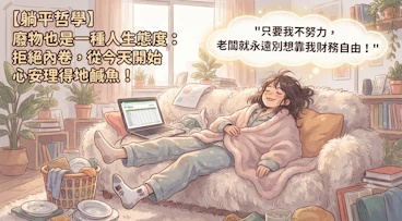 【躺平哲學】廢物也是一種人生態度：拒絕內卷，從今天開始心安理得地當一條快樂鹹魚