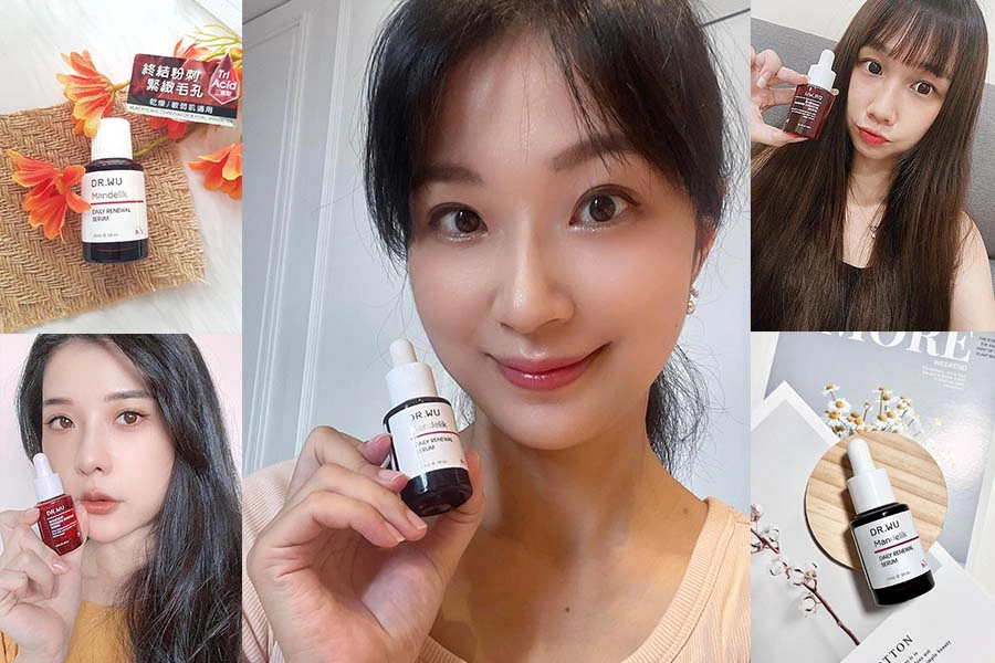 煥膚精華試用調查報告｜DR.WU杏仁酸煥膚全膚質有感愛用，7天逆襲瑕疵肌痘痘肌！