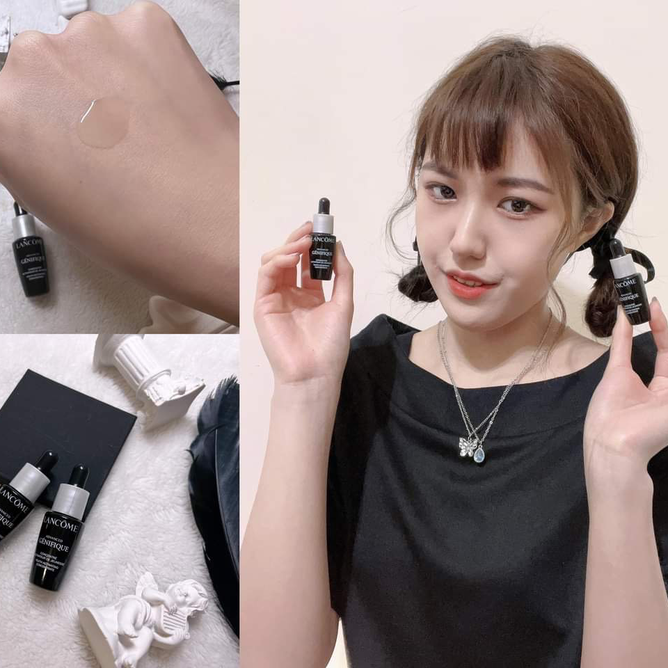 第一次用到蘭蔻紅遍半邊天的小黑瓶
