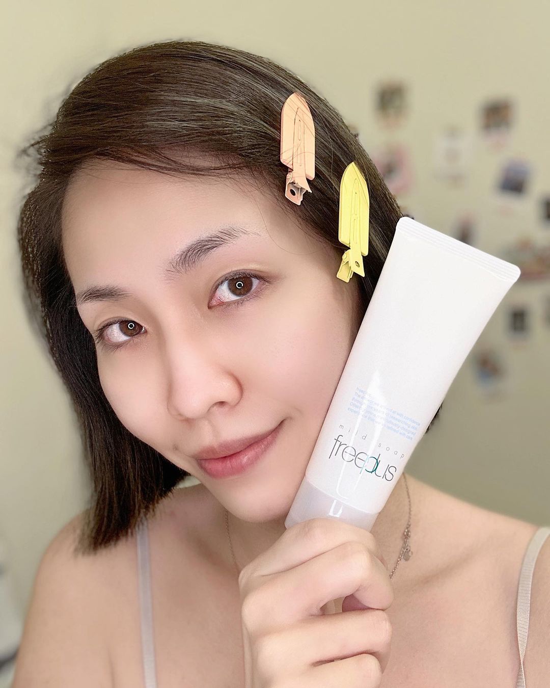 洗完以後的臉還帶有潤潤的滑嫩感👍
