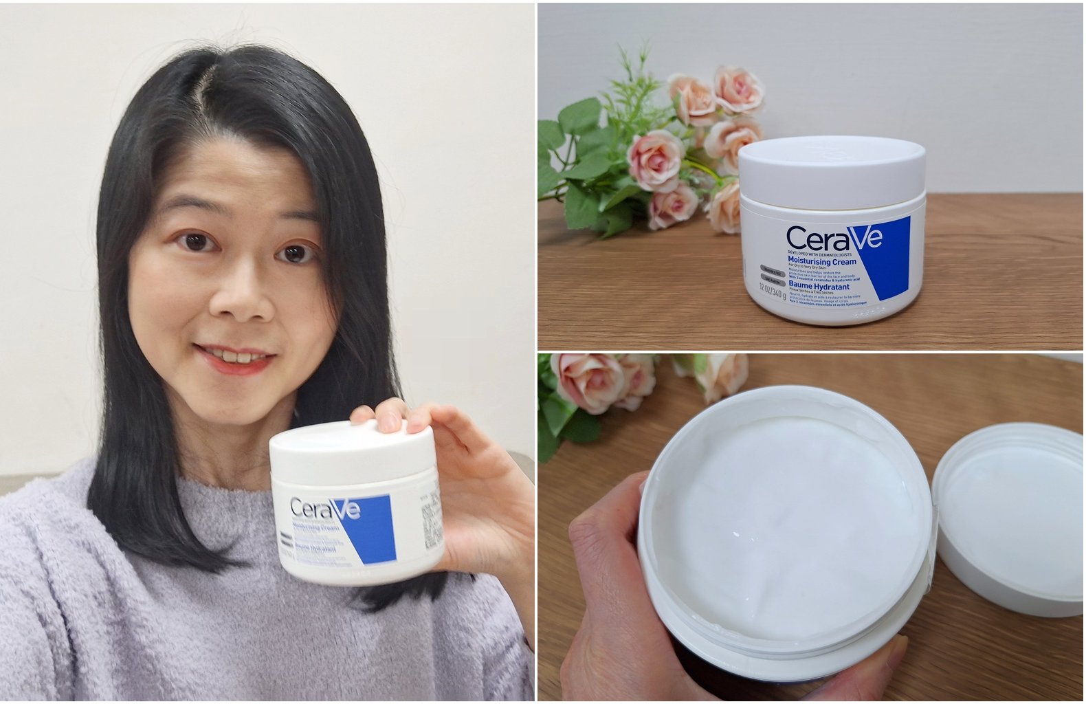 CeraVe適樂膚長效潤澤修護霜～潤澤肌膚不黏膩，一抹告別肌膚脫屑乾癢