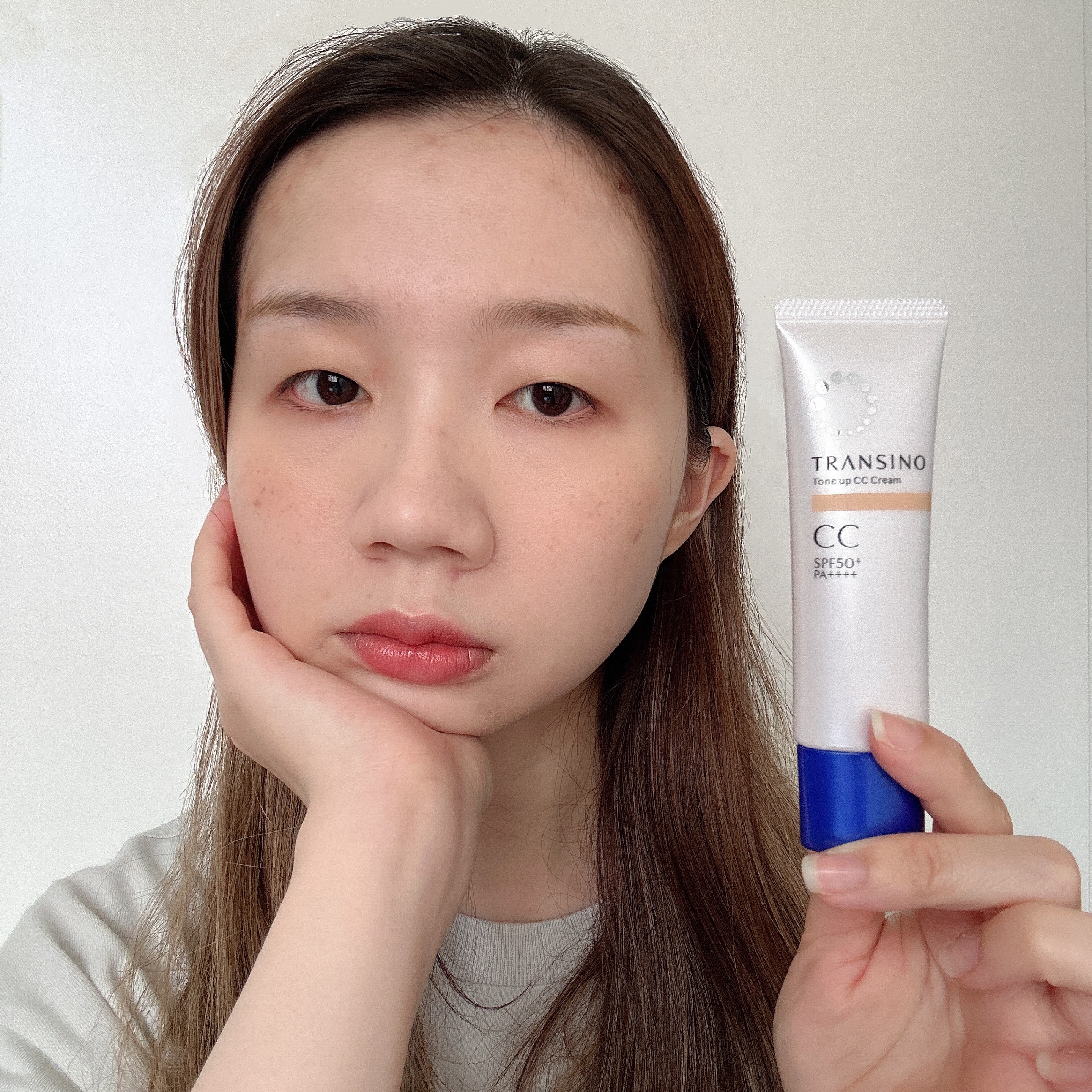 ✨Transino傳皙諾藥用亮膚CC霜✨夏日省時漂釀底妝