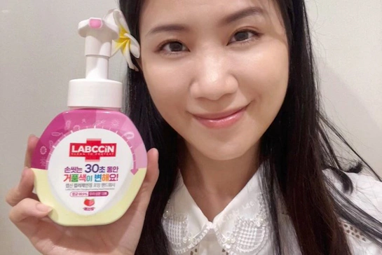 【LABCCIN 變色洗手慕斯-莓果、蜜桃】Cindy開箱