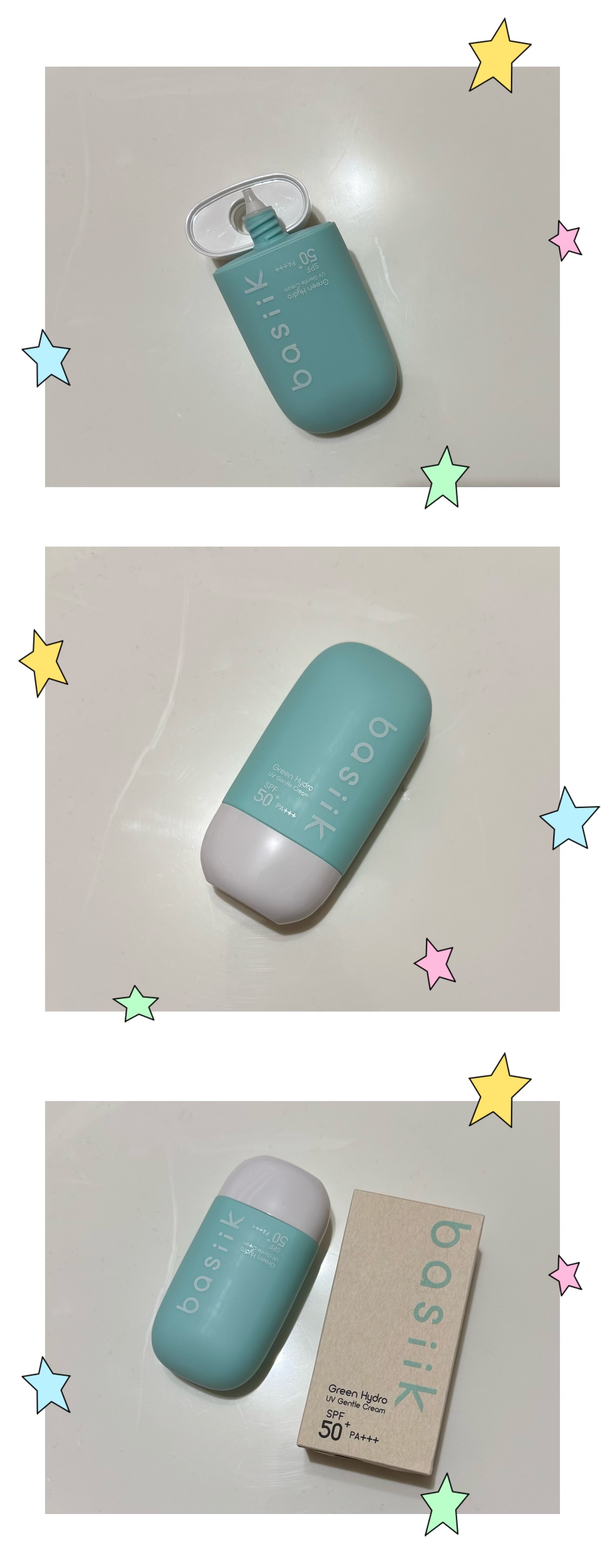basiik微生平衡清爽物理防曬乳SPF50+ PA+++ 抹成膜長效抗UV，清爽不油悶、不死白！