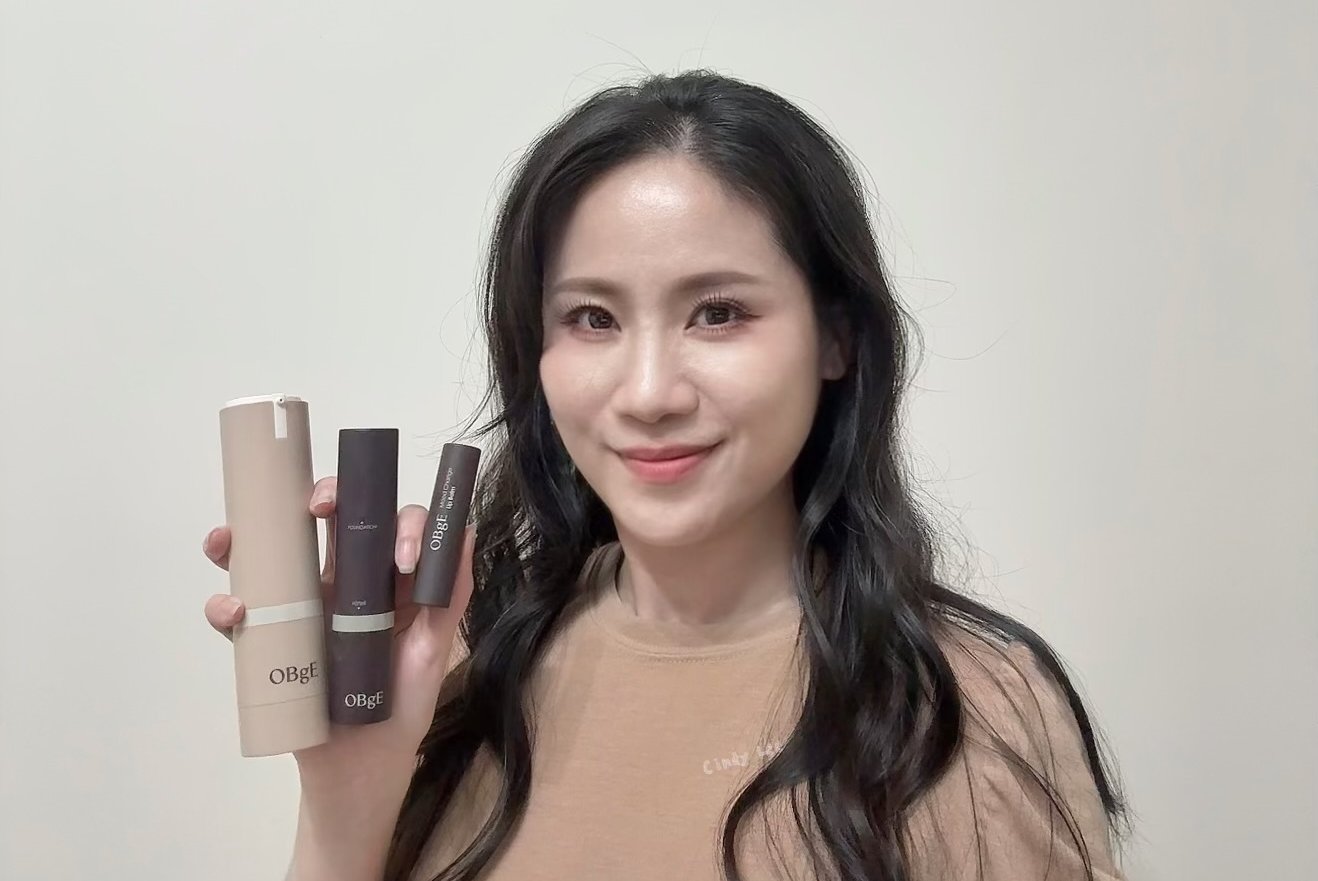 韓國美妝第一品牌OBgE男性適用【自然遮瑕粉底棒&OBgE自然遮瑕素顏霜&OBgE心情按鈕護唇膏