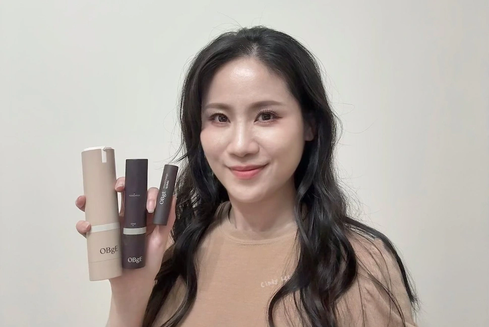 韓國美妝第一品牌OBgE男性適用【自然遮瑕粉底棒&OBgE自然遮瑕素顏霜&OBgE心情按鈕護唇膏