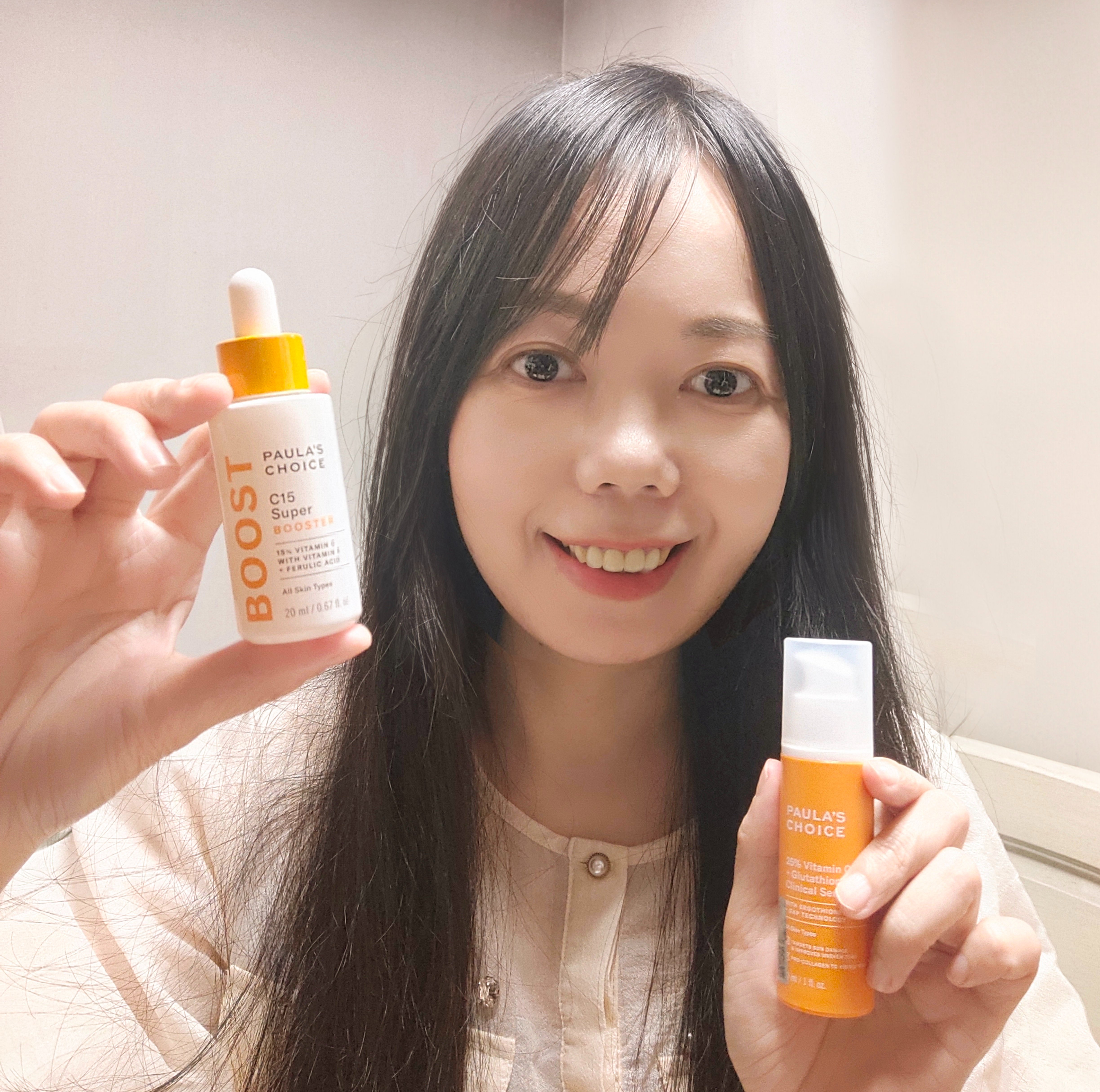 PAULA'S CHOICE C15縮時亮白抗氧精萃 每天早C晚C 亮白看的見!