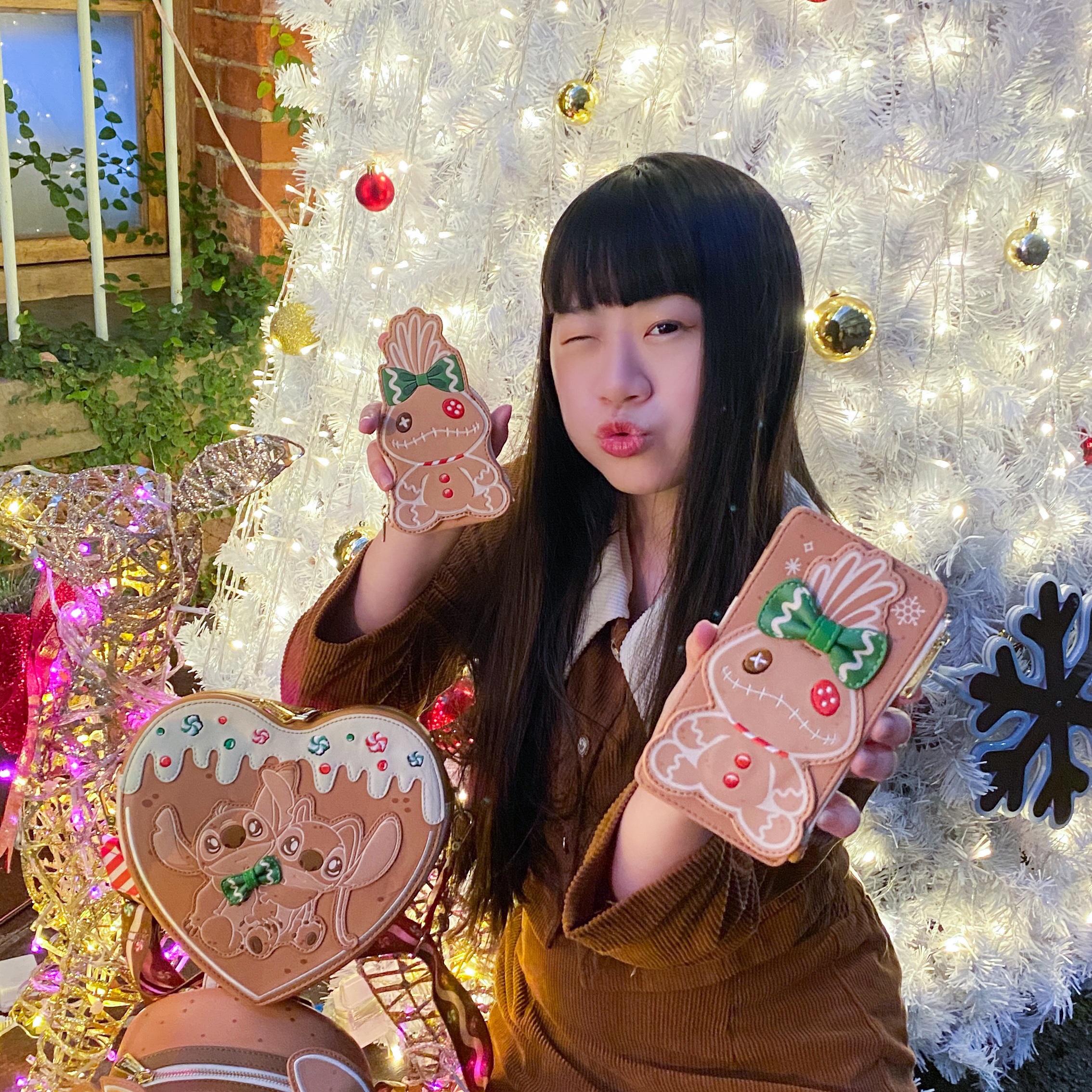 LOUNGEFLY史迪奇薑餅人包包🍪
