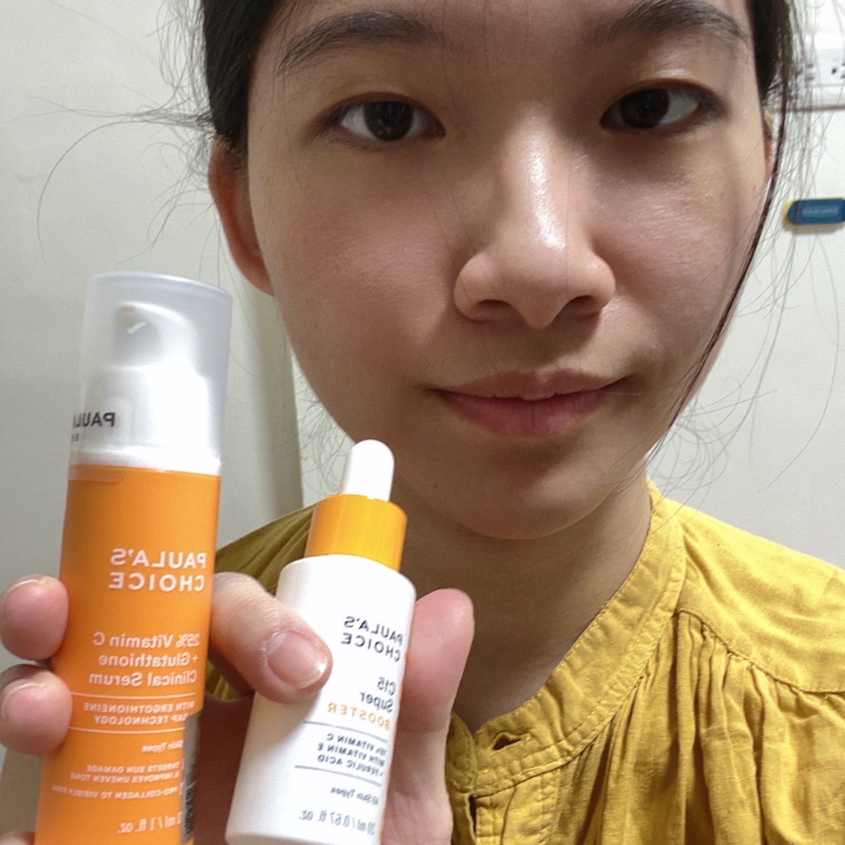 C15縮時亮白抗氧精萃+C25瞬效亮白淡斑精華搭配「早C晚C」