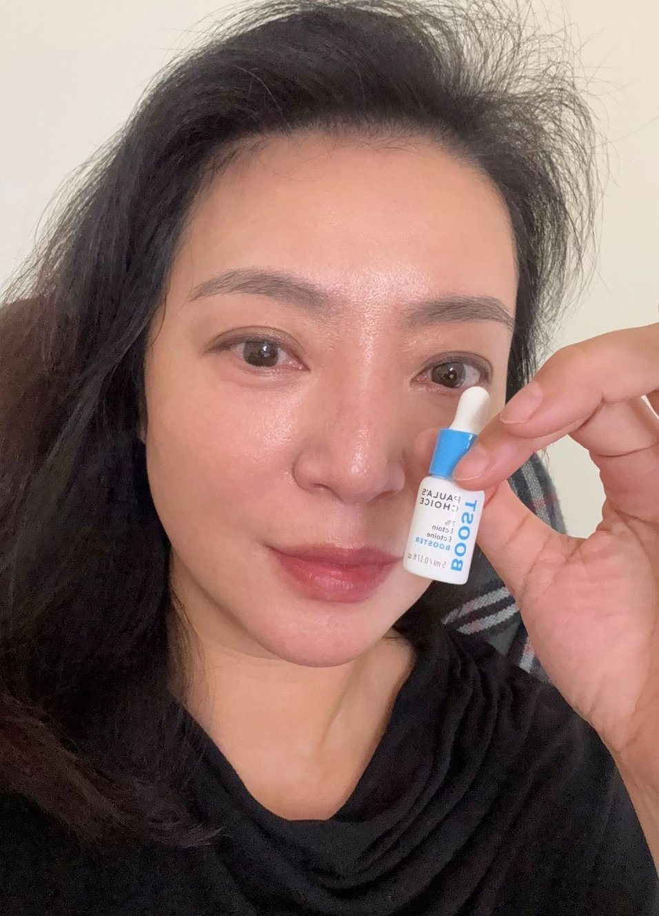 寶拉珍選《7%依克多因保濕修護精萃》隔天上妝底妝真的變服貼了～愛了愛了