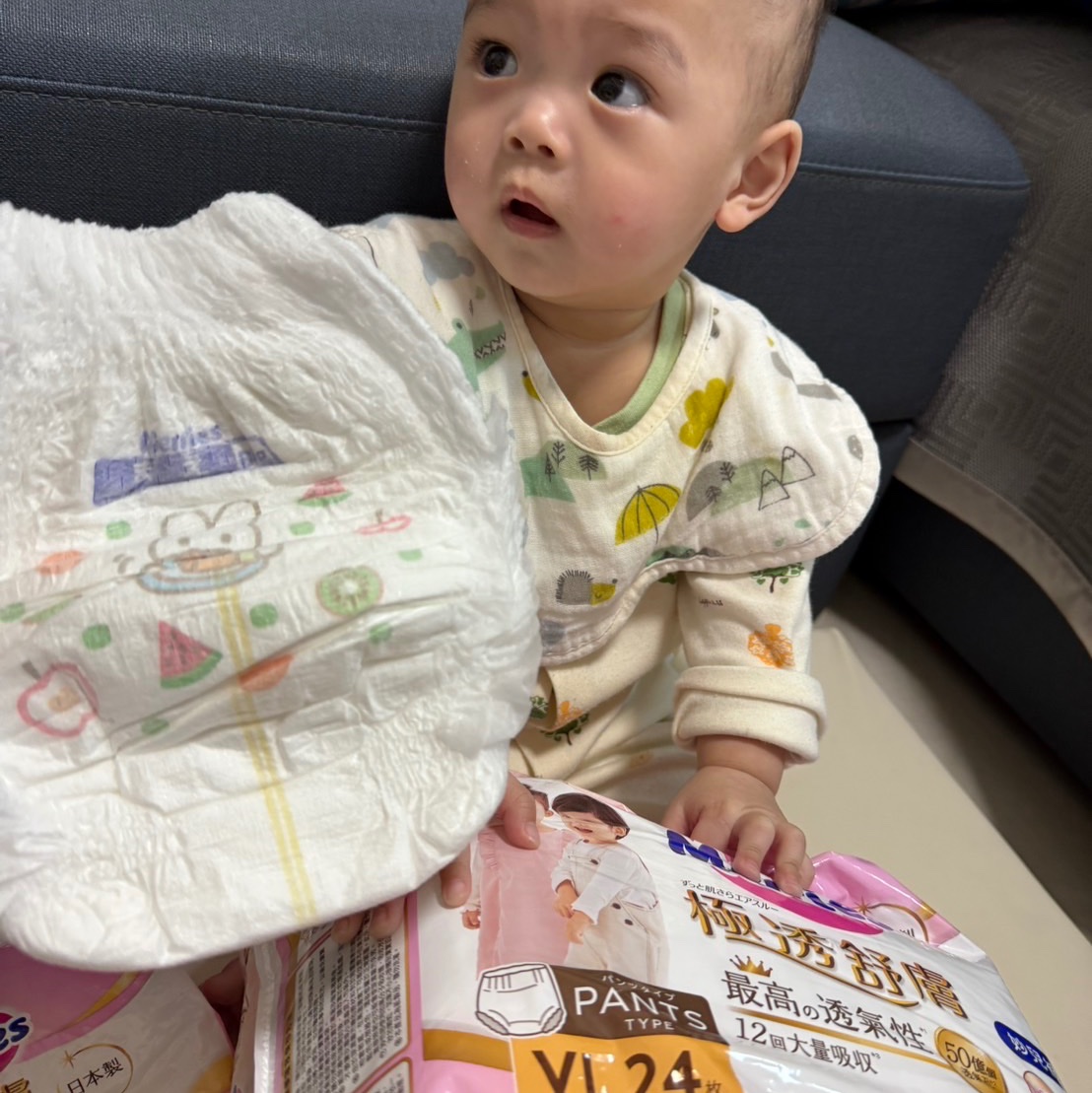 妙而舒妙兒褲褲型尿布透氣舒爽不炸屎