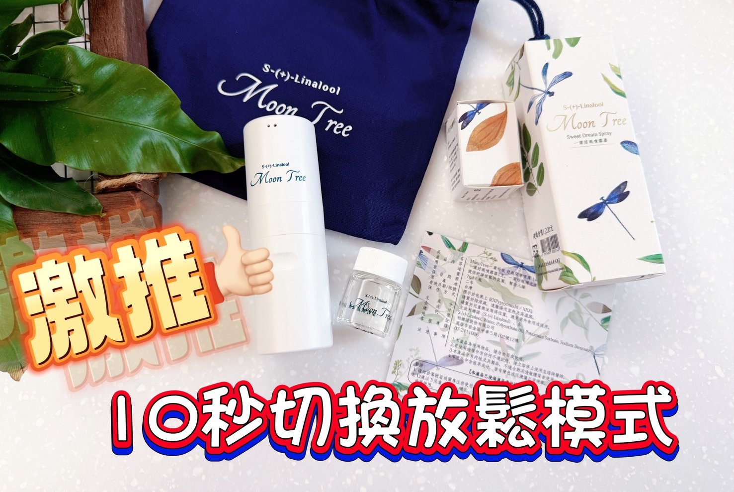Moon Tree® MIT一葉好眠-10 秒切換放鬆模式