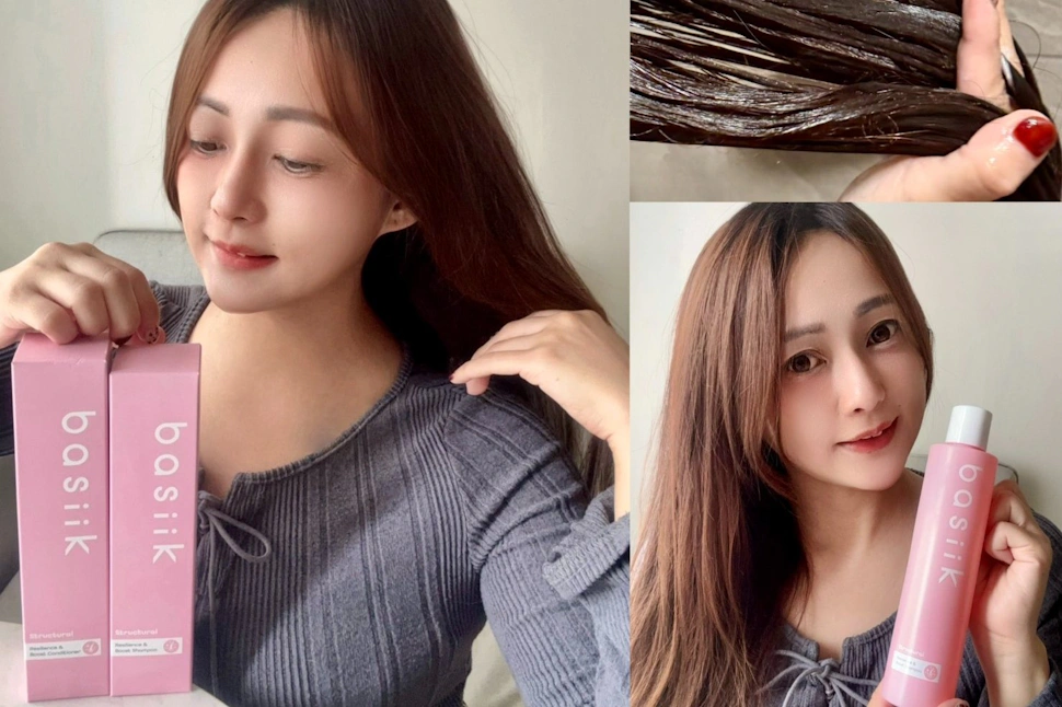 Kevin老師創立洗髮品牌〃basiik結構式蓬鬆柔韌洗髮精 + 潤髮乳〃細軟髮女孩必看！basiik蓬蓬小粉瓶超有感，輕盈蓬鬆不塌又充滿彈性！