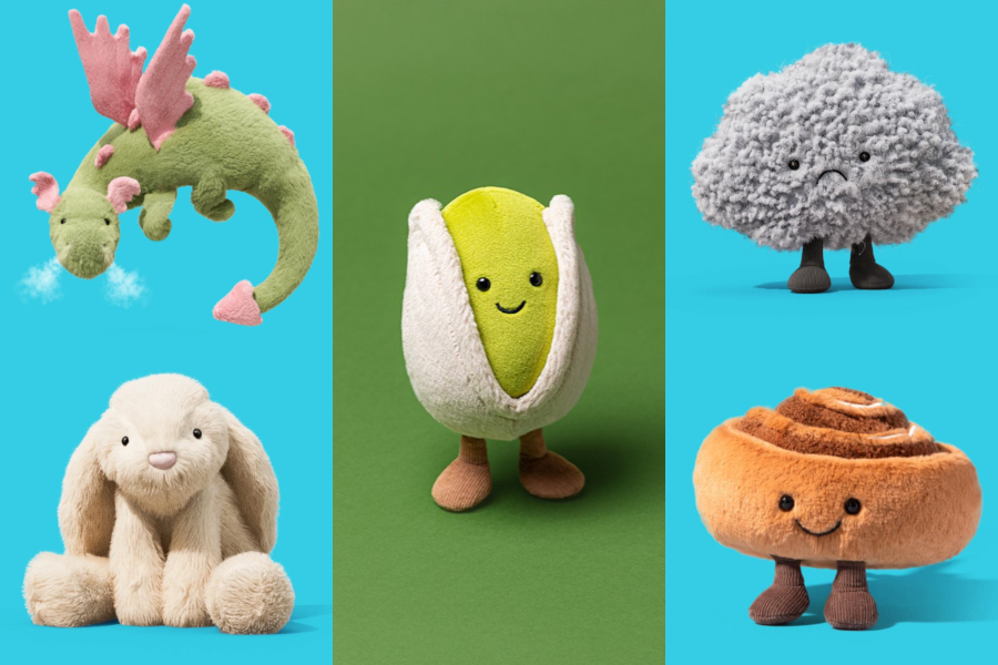 Jellycat 9 款熱門角色補貨了！抹茶龍、肉桂捲、開心果、烏雲寶寶⋯哪位老朋友是你的 pick？