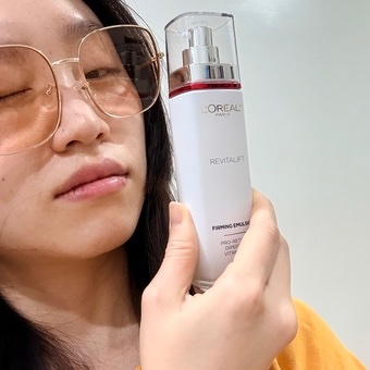 夏日保濕彈潤首選巴黎萊雅活力緊緻專研抗皺修護精華乳💕