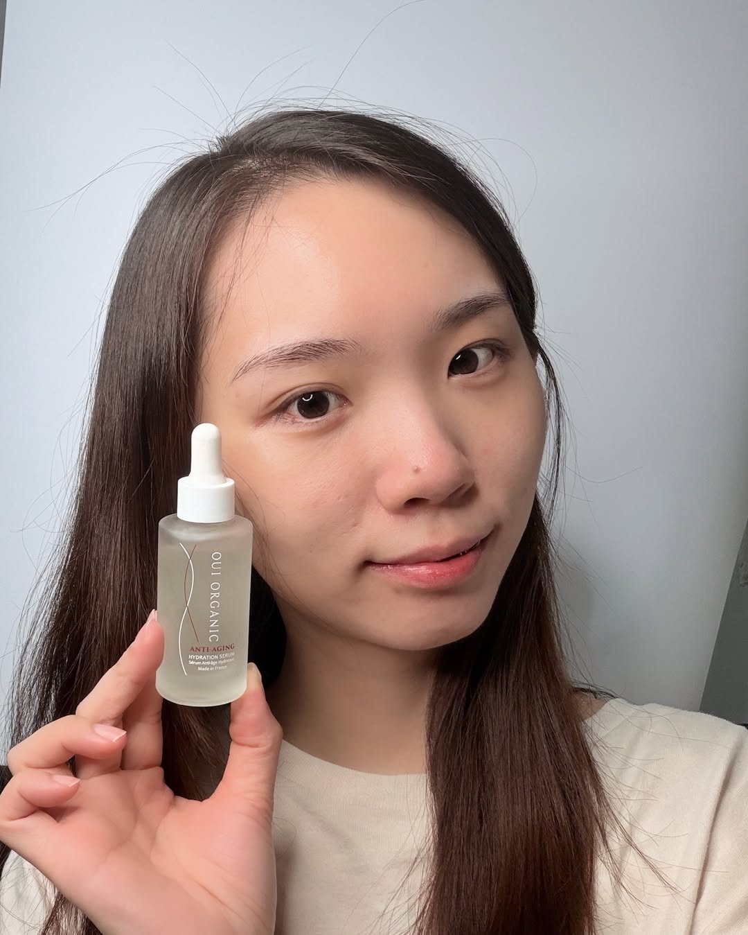 實測7天｜Oui Organic法國絲絨玫瑰時光活膚精華！讓我熬夜隔天還能有好氣色 ✨