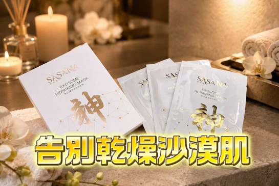 告別乾燥沙漠肌！薩莎娜Sasana神泌體面膜-掐出水的嬌嫩感