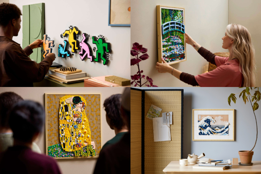 用「樂高® Art 系列」為居家空間注入藝術氣息！9 款大人系藝術盒組推薦：克林姆代表畫作《吻》8 月發售，還有 4 幅世界名畫等你來收藏！