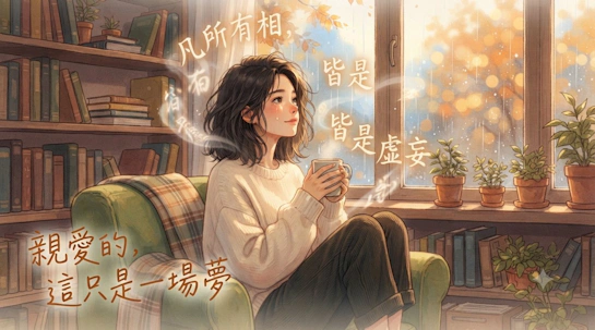 《親愛的，這只是一場夢：當生活甩你一巴掌時，不妨給它一個溫柔的擁抱》