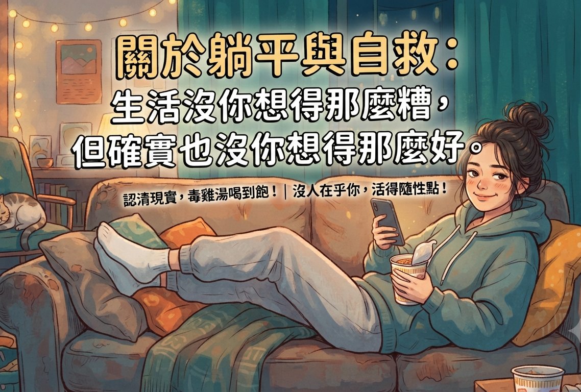 關於躺平與自救：生活沒你想得那麼糟，但確實也沒你想得那麼好